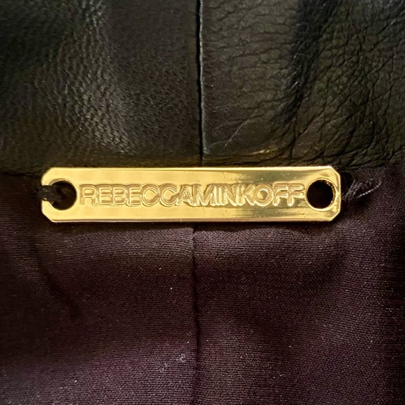 REBECCA MINKOFF 🌺Gorgeous ‘Becky’ Lambskin Leather Jacket w/ Pointe. Size XS — - Picture 6 of 16